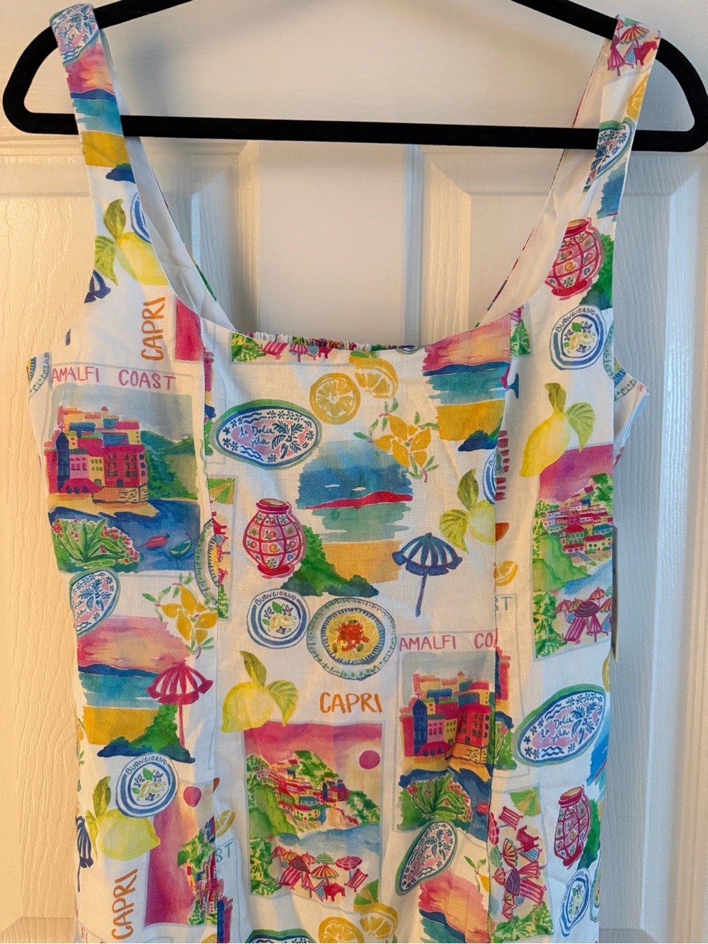 Steph mini dress in amalfi coast print - Show Me Your MuMu - NWT SIZE M - Picture 7 of 10